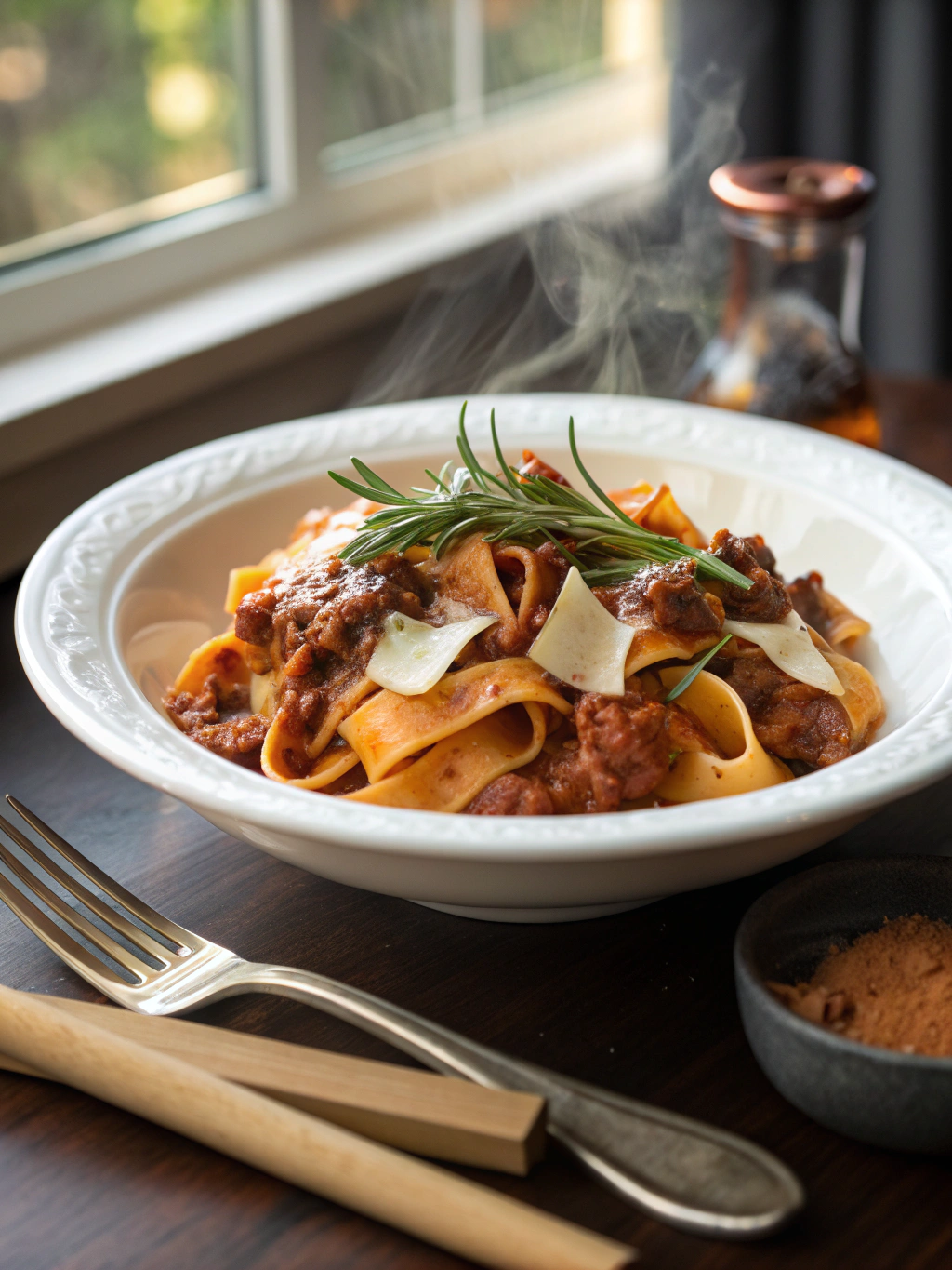 Pappardelle con ragù di cinghiale